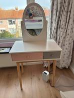 Kinderkaptafel + Stoel te koop – ideaal voor kinderkamer, Ophalen, Gebruikt, 50 tot 100 cm, Minder dan 100 cm