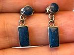Zilveren oorbellen Lapis Lazuli., Sieraden, Tassen en Uiterlijk, Oorbellen, Verzenden, Gebruikt, Zilver, Zilver