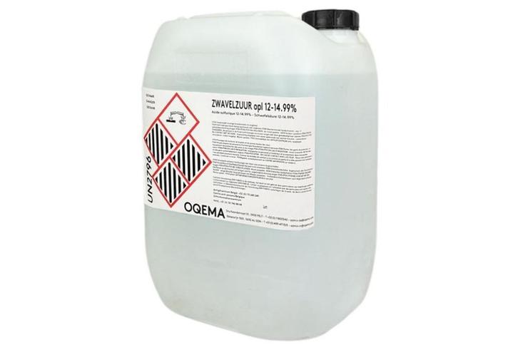 Oqema vloeibaar zwavelzuur 20 liter (pH min) (15%) 20L, Tuin en Terras, Zwembad-toebehoren, Nieuw, Reinigingsmiddel, Ophalen