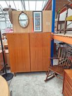 Vintage greeploze wandkast, 120cm, Huis en Inrichting, Kasten | Dressoirs, Ophalen, 100 tot 150 cm, ., .
