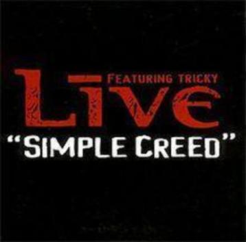 Live Featuring Tricky – Simple Creed  Originele CD Single Ni