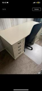 Leen Bakker bureaustoel - kunstleder, Huis en Inrichting, Bureaustoelen, Ophalen, Gebruikt, Zwart, Bureaustoel