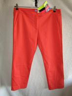 MSGM koraal - oranje broek capri 42 - 44 Nieuw met kaartjes, Maat 42/44 (L), Nieuw, Oranje, Ophalen of Verzenden