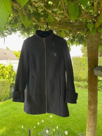 NIEUWE donkerblauw winterjas / ETAGE jas wol dames maat 38 beschikbaar voor biedingen