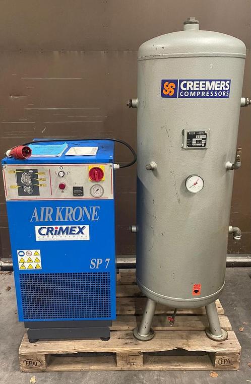 Shinook shamal 900l/min compressor met lucht tank, Doe-het-zelf en Verbouw, Compressors, Zo goed als nieuw, 6 tot 10 bar, 100 liter of meer