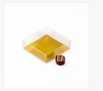 Transparsnte luxe bonbon doosjes + dekspel + goud karton, Ophalen of Verzenden, Nieuw