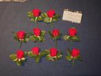 10x corsages corsage rozen roos bloem rood NIEUW, Ophalen of Verzenden, Nieuw