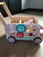 Loopwagen met vol met blokjes, Kinderen en Baby's, Speelgoed | Babyspeelgoed, Ophalen, Gebruikt, Overige typen