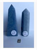 2 x Angelite Toren, Punt, Obelisk, zie beschrijving, Sieraden, Tassen en Uiterlijk, Edelstenen, Ophalen of Verzenden, Zo goed als nieuw