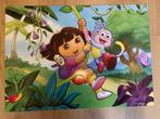Dora vloerpuzzel 20 puzzelstukjes, Ophalen of Verzenden, 10 tot 50 stukjes, Gebruikt, 2 tot 4 jaar