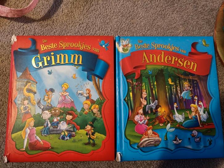 Grimm & Andersen Sprookjesboeken, Boeken, Sprookjes en Fabels, Gelezen, Ophalen of Verzenden
