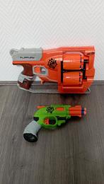 Nerf Zombie Strike FlipFury en Doublestrike blasters, Ophalen of Verzenden, Gebruikt