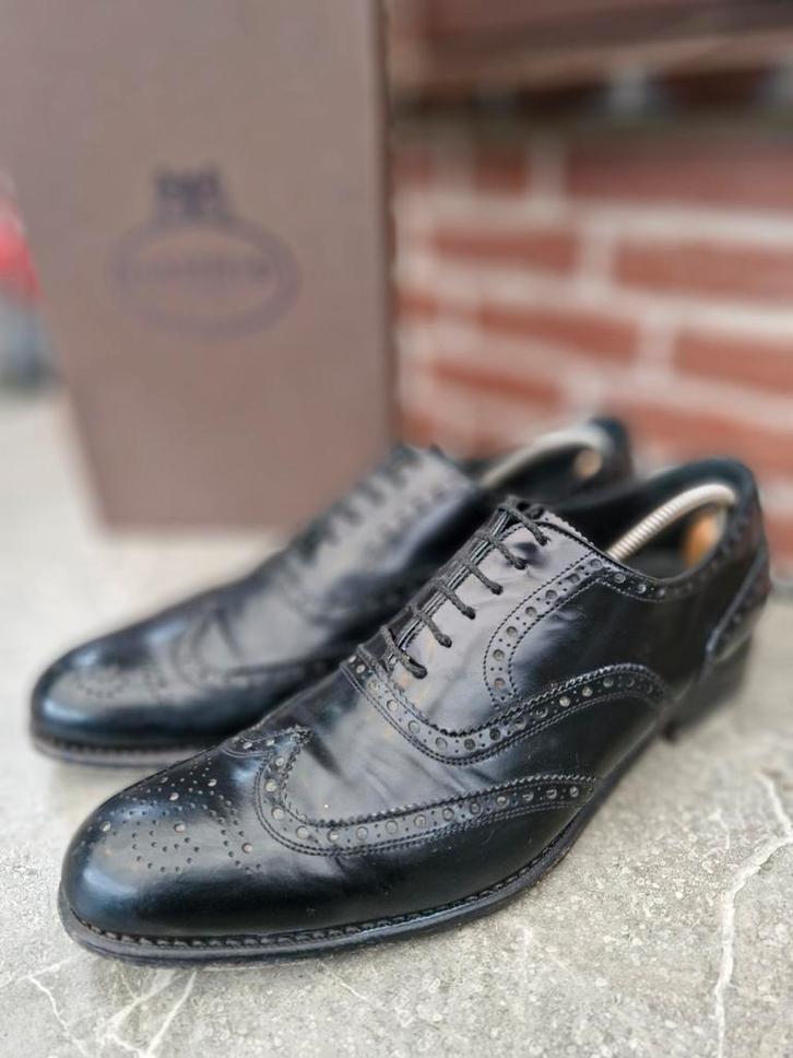 Harris Firenze Brogues Herenschoenen maat 44 / Uk 10, Kleding | Heren, Schoenen, Zo goed als nieuw, Veterschoenen, Zwart, Ophalen of Verzenden