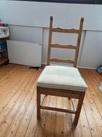 6 eikenhouten eetkamer stoelen, Huis en Inrichting, Stoelen, Ophalen, Gebruikt, Bruin, Klassiek