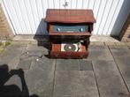 Radio en platenspeler in buikkastje, vintage, Ophalen, Niet werkend, Platenspeler, Overige merken