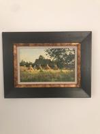 Igor Barchatkov, boerderij met graanschoven., Antiek en Kunst, Ophalen of Verzenden