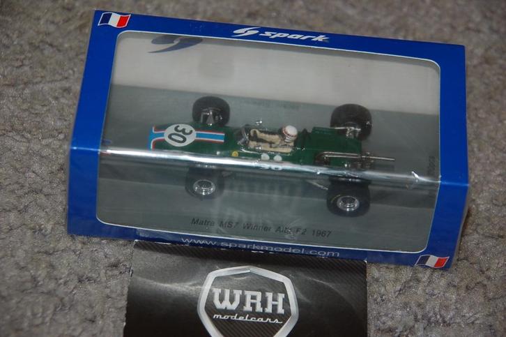 1:43 MATRA MS7 JACKIE STEWART SPARK SF123 WRH, Hobby en Vrije tijd, Modelauto's | 1:43, Zo goed als nieuw, Auto, Overige merken