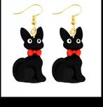 Kat poes oorbellen, Sieraden, Tassen en Uiterlijk, Oorbellen, Ophalen of Verzenden, Nieuw, Overige materialen