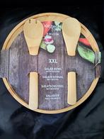 Saladeschaal XXL met bestek, Ophalen of Verzenden, Nieuw
