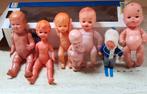 7 oude poppen   popjes van celluloid / kunststof circa 1950, Ophalen of Verzenden