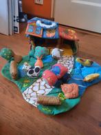 Boerderij van stof met dieren en tractor, Ophalen of Verzenden