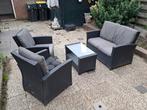 Loungeset wicker tuinset Hartman tuintafel tuinstoelen, Tuin en Terras, Tuinsets en Loungesets, Ophalen, Zo goed als nieuw, Wicker