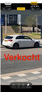 Mercedes A-Klasse AMG Line Motorschade, Auto's, 1325 kg, 4 cilinders, 116 pk, Wit