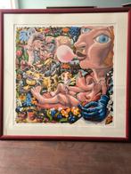 Zeefdruk 'Bubblegum' door powerpainter Marcus van Soest, Ophalen