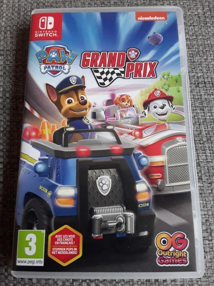 Nintendo Switch Game Paw Patrol Grand Prix, Spelcomputers en Games, Games | Nintendo Switch, Zo goed als nieuw, Racen en Vliegen
