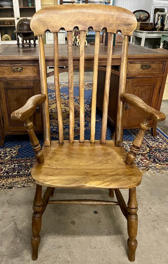 Antieke Engelse Windsor armstoel, stoel antiek, Antiek en Kunst, Antiek | Meubels | Stoelen en Banken, Ophalen