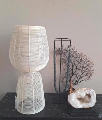 Light en living creme licht beige metalen kandelaar groot! beschikbaar voor biedingen