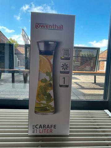 Lowenthal waterkaraf 1liter nieuw in doos beschikbaar voor biedingen
