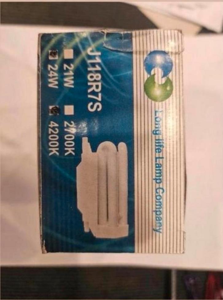 Long Life ProLight 24W CFL Buislamp R7s/J118, Huis en Inrichting, Lampen | Overige, Nieuw, Ophalen of Verzenden