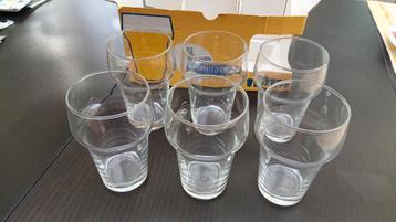 6 bierglazen Luminarc, nieuw beschikbaar voor biedingen