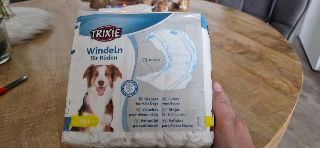 Plasbanden/luiers reu in nieuwe dichte verpakking., Dieren en Toebehoren, Honden-accessoires, Ophalen of Verzenden, Nieuw