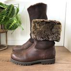 Bruine Shabbies Amsterdam Hoge Laarzen maat 36 bont, Ophalen of Verzenden, Gedragen, Bruin, Hoge laarzen