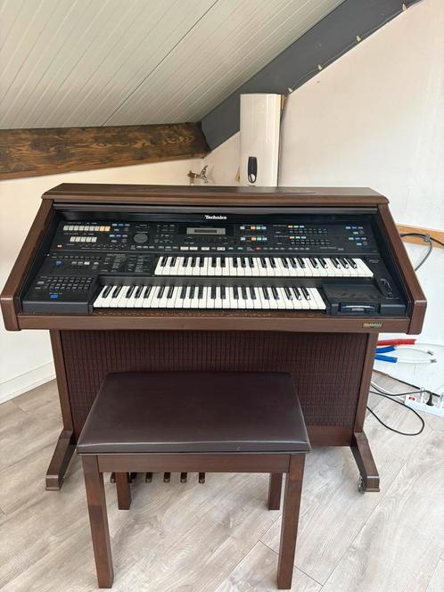 electrische orgel, merk Technics, model SX-GN3 met kruk, Muziek en Instrumenten, Orgels, Gebruikt, Orgel, Ophalen