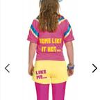 Carnaval retro jaren 80 trainingspak xs/s, Ophalen of Verzenden, Zo goed als nieuw, Maat 34 (XS) of kleiner, Carnaval