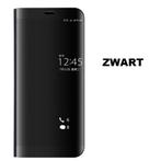 Clear View Stand Cover Set voor de Huawei P Smart _ Zwart, Verzenden, Nieuw, Hoesje of Tasje