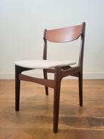 Set van 4 vintage Deense stoelen van Findahl Møbelfabrik 196, Huis en Inrichting, Ophalen, Hout, Bruin, Vier