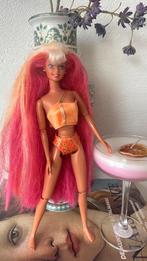 Mooie barbie HULA HAIR Mattel, Ophalen of Verzenden, Zo goed als nieuw, Pop