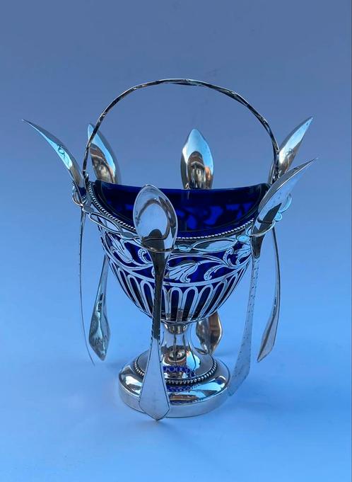 Empire zilveren suikervaas, Utrecht 1803, Antiek en Kunst, Antiek | Goud en Zilver, Ophalen of Verzenden
