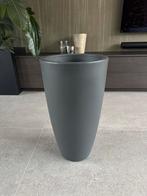 Elho Pure Soft Round High 35 Bloempot Antraciet, Ophalen, Kunststof, Minder dan 60 cm, Rond