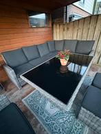 Luxe Dining Loungeset, Tuin en Terras, Ophalen, Gebruikt, Loungeset, Wicker