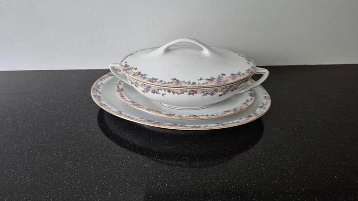 MZ Altrohlau Dekschalen en Serveerschalen, Tsjecho-Slowakije, Antiek en Kunst, Antiek | Servies compleet, Ophalen of Verzenden