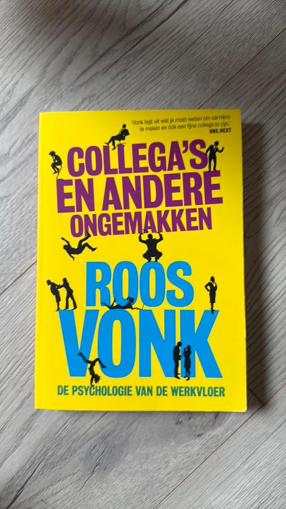 Roos Vonk - Collega's en andere ongemakken, Boeken, Psychologie, Zo goed als nieuw, Ophalen of Verzenden
