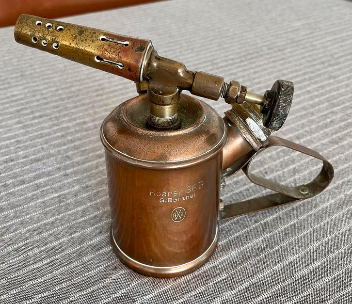 Antieke Gasbrander G. Barthel, Antiek en Kunst, Antiek | Gereedschap en Instrumenten, Ophalen