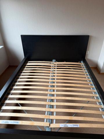 Ikea Malm bed 160x200 met lattenbodems - afbeelding 2
