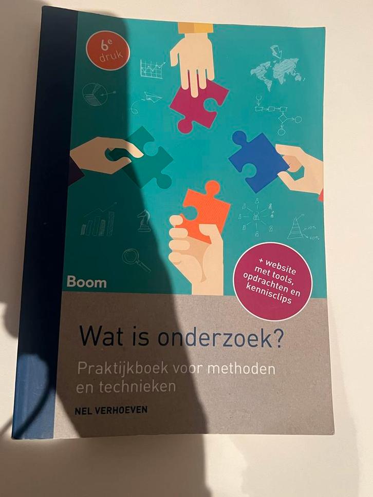 Wat is onderzoek? Praktijkboek methoden en technieken, Boeken, Studieboeken en Cursussen, Gelezen, HBO, Ophalen of Verzenden