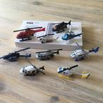 Mini Speelgoed helicopters 9 st. Diverse merkjes 1 mist wiek, Verzenden, Gebruikt